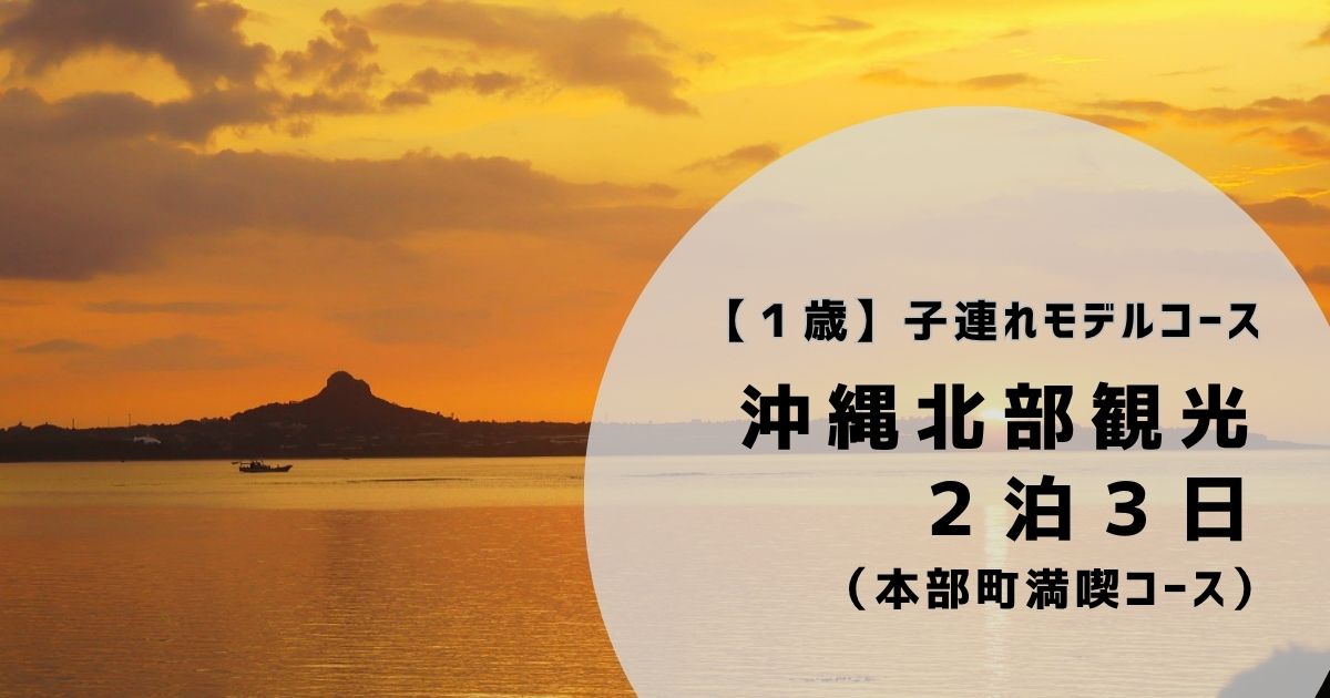 【保存版】地元民がおすすめする1歳児と行く沖縄北部2泊3日モデルコース