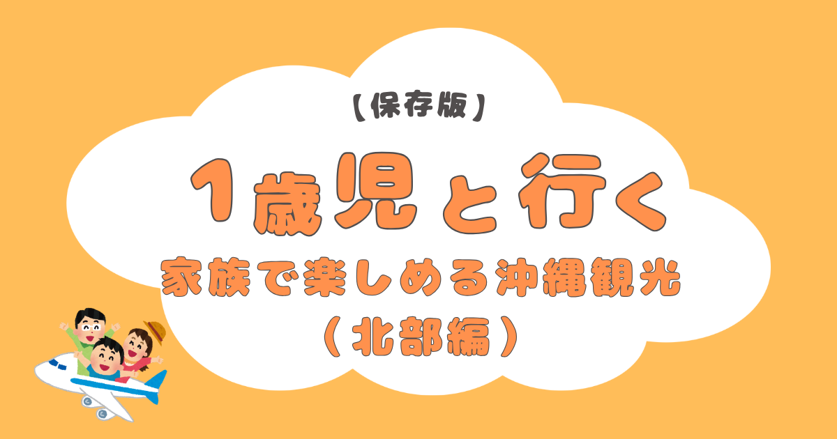 【保存版】１歳児と行く家族で楽しめる沖縄観光（北部編）